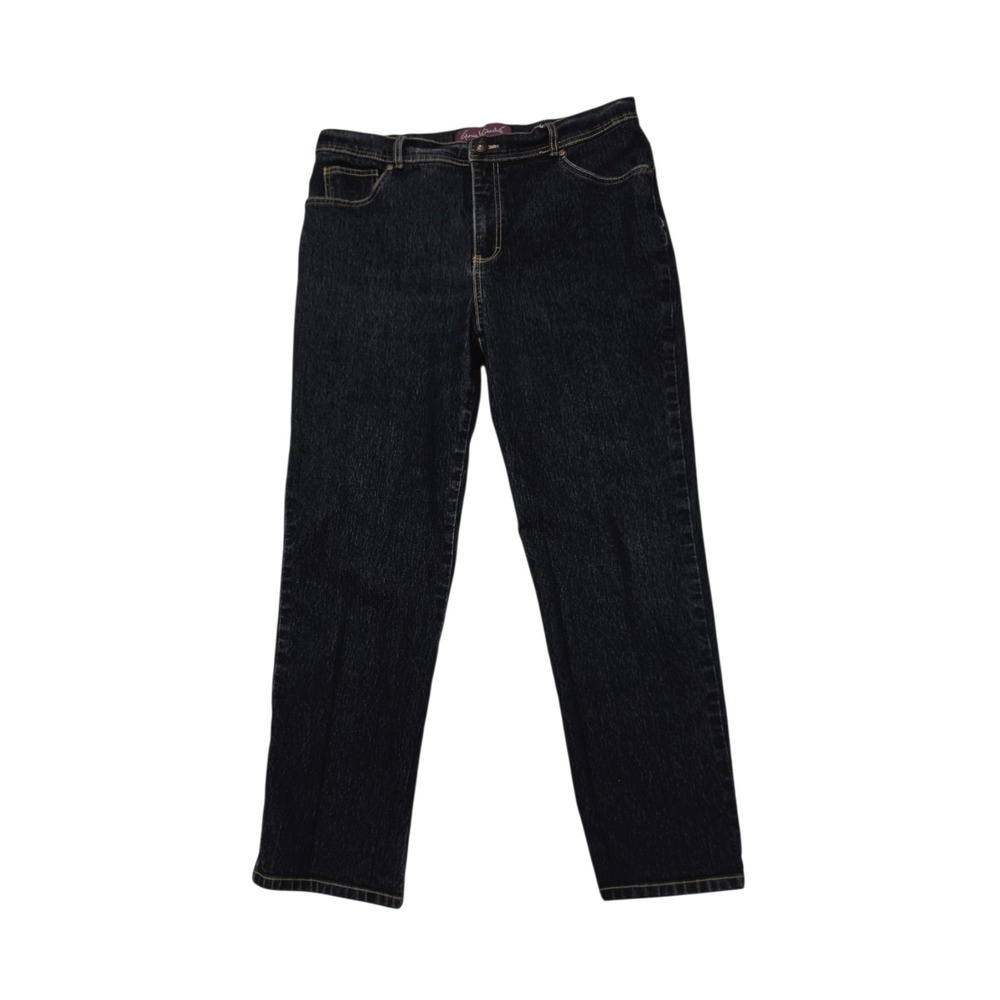 Gloria Vanderbilt Amanda Jeans Ladies 14P Navy - Picture 1 of 4